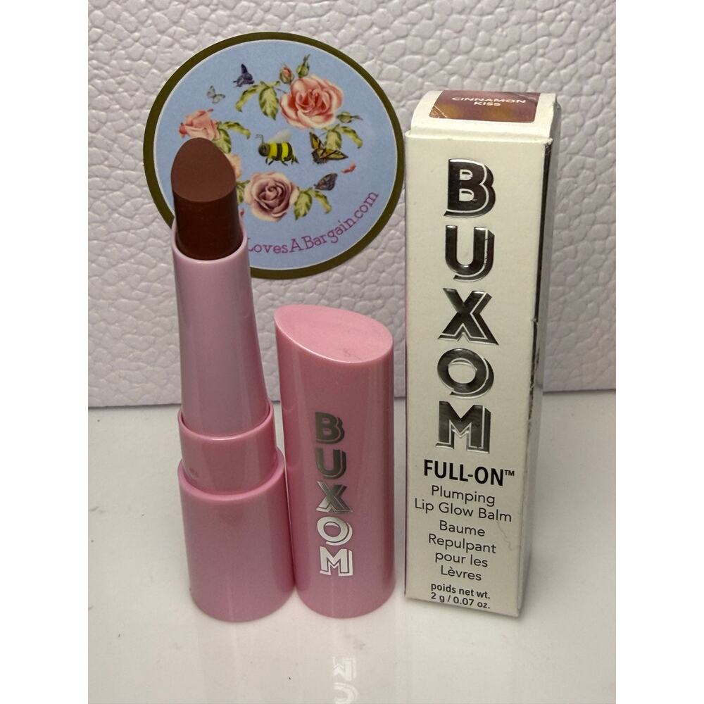 Buxom Full-On Plumping Lip Glow Balm. - 2g - CINNAMON KISS - NEW in box